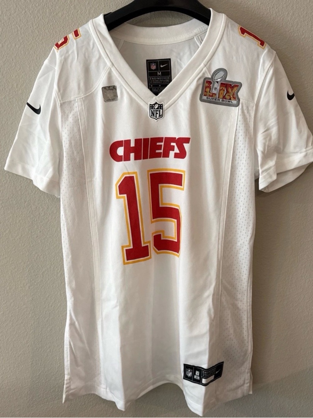 Nike White Kansas City Chiefs #15 Women's Jersey